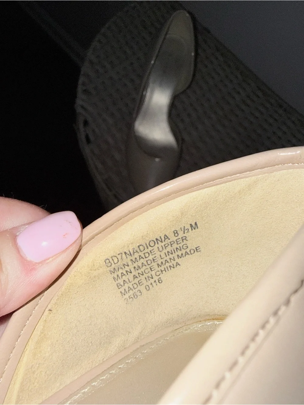 Bandolino Blush Nude Round-Toe Pump size 8.5